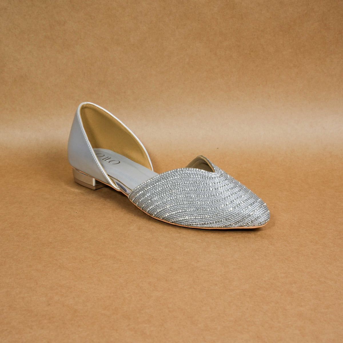 QAVO - The Virelle Embellished Pointed-Toe Mules