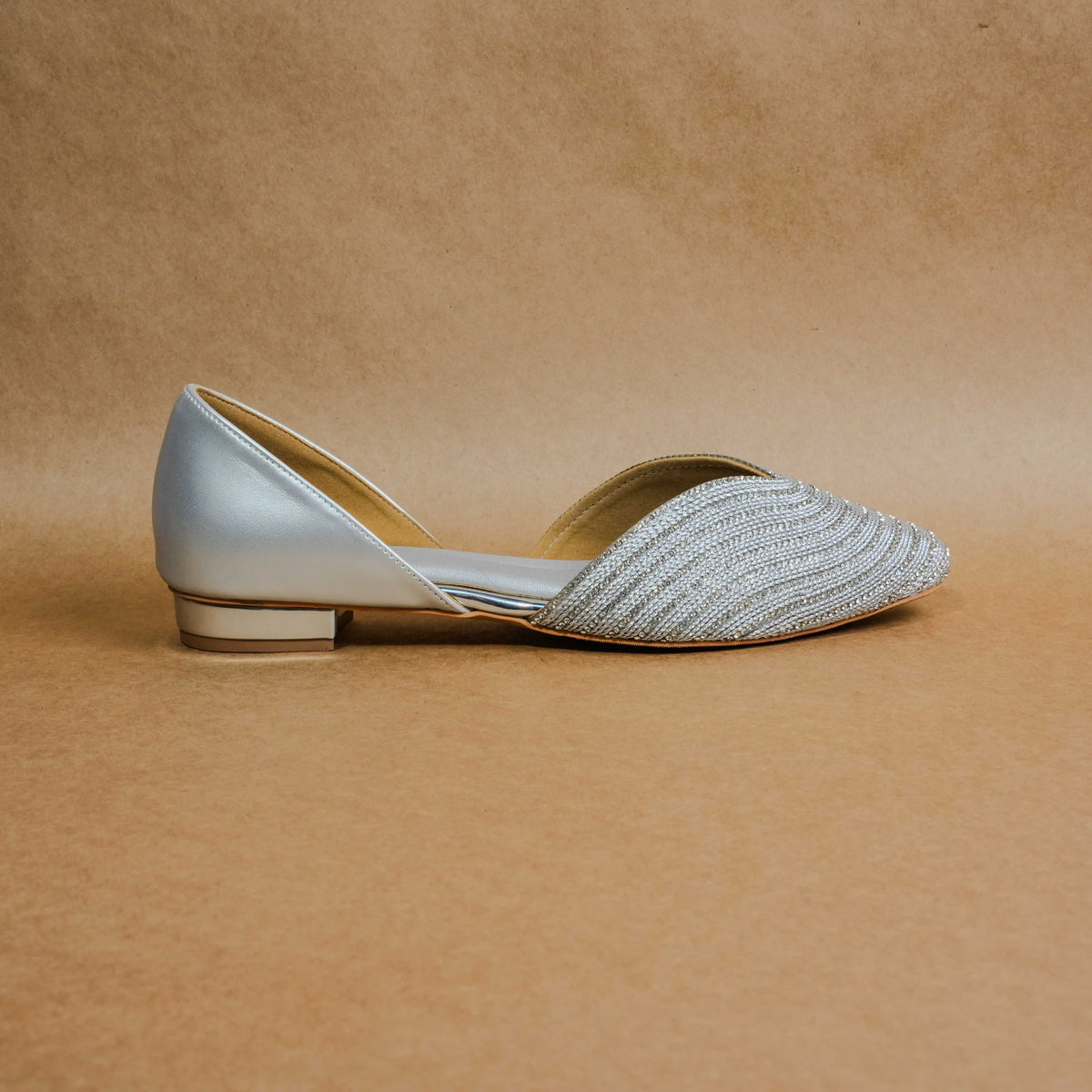 QAVO - The Virelle Embellished Pointed-Toe Mules