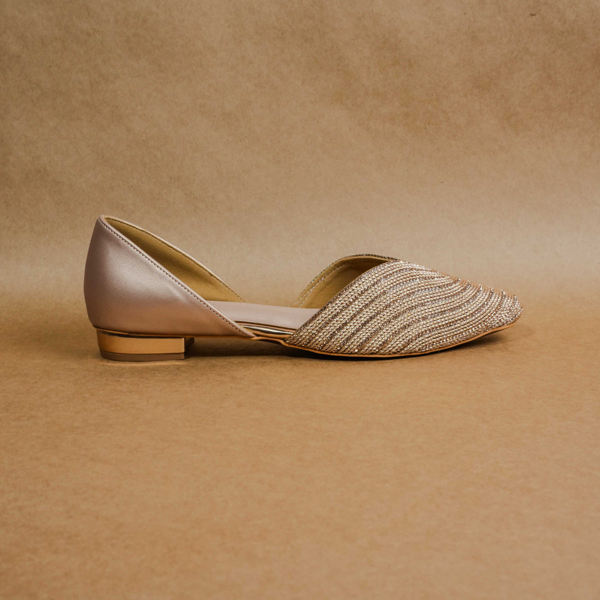 QAVO - The Virelle Embellished Pointed-Toe Mules