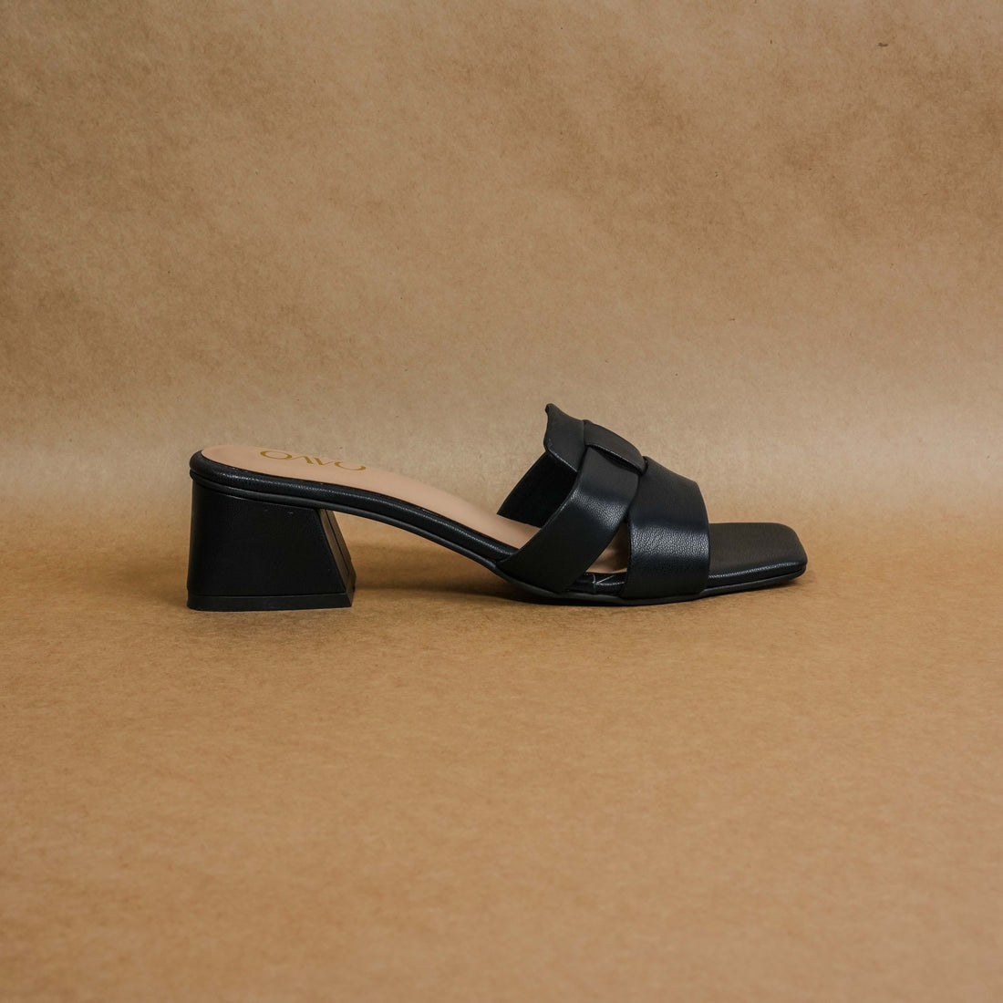 QAVO - The Alora Double-Strap Block Heel Sandals