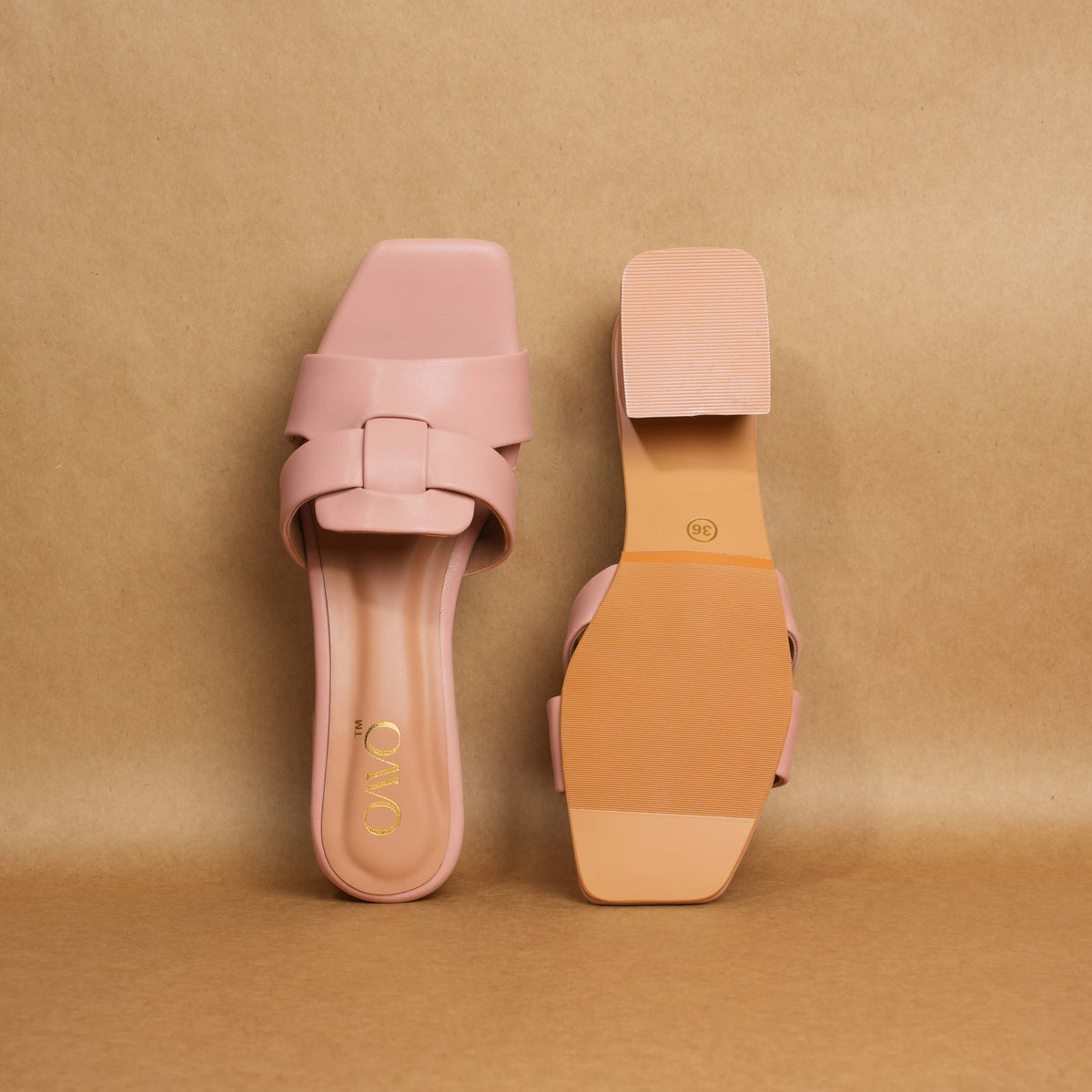 QAVO - The Alora Double-Strap Block Heel Sandals