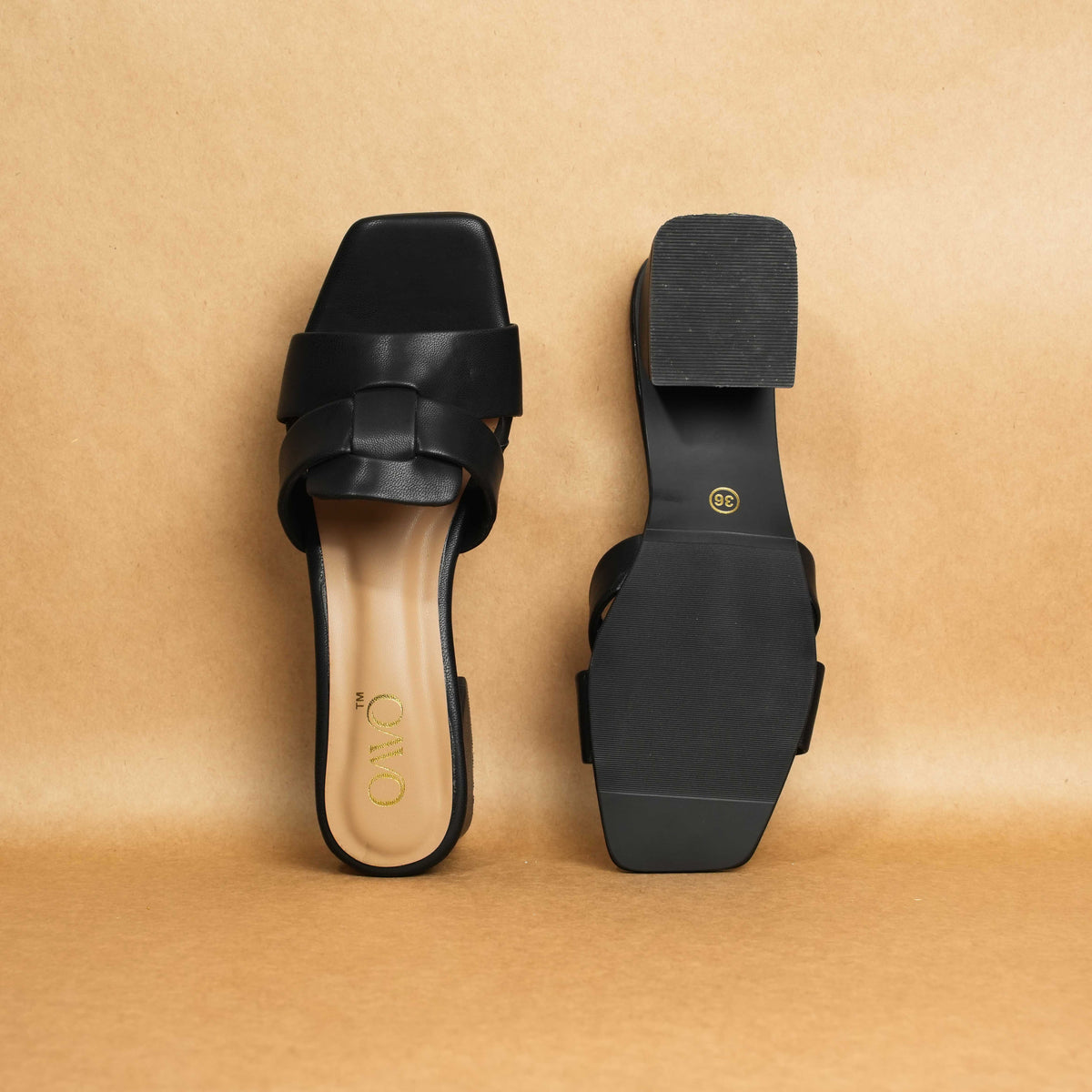 QAVO - The Alora Double-Strap Block Heel Sandals