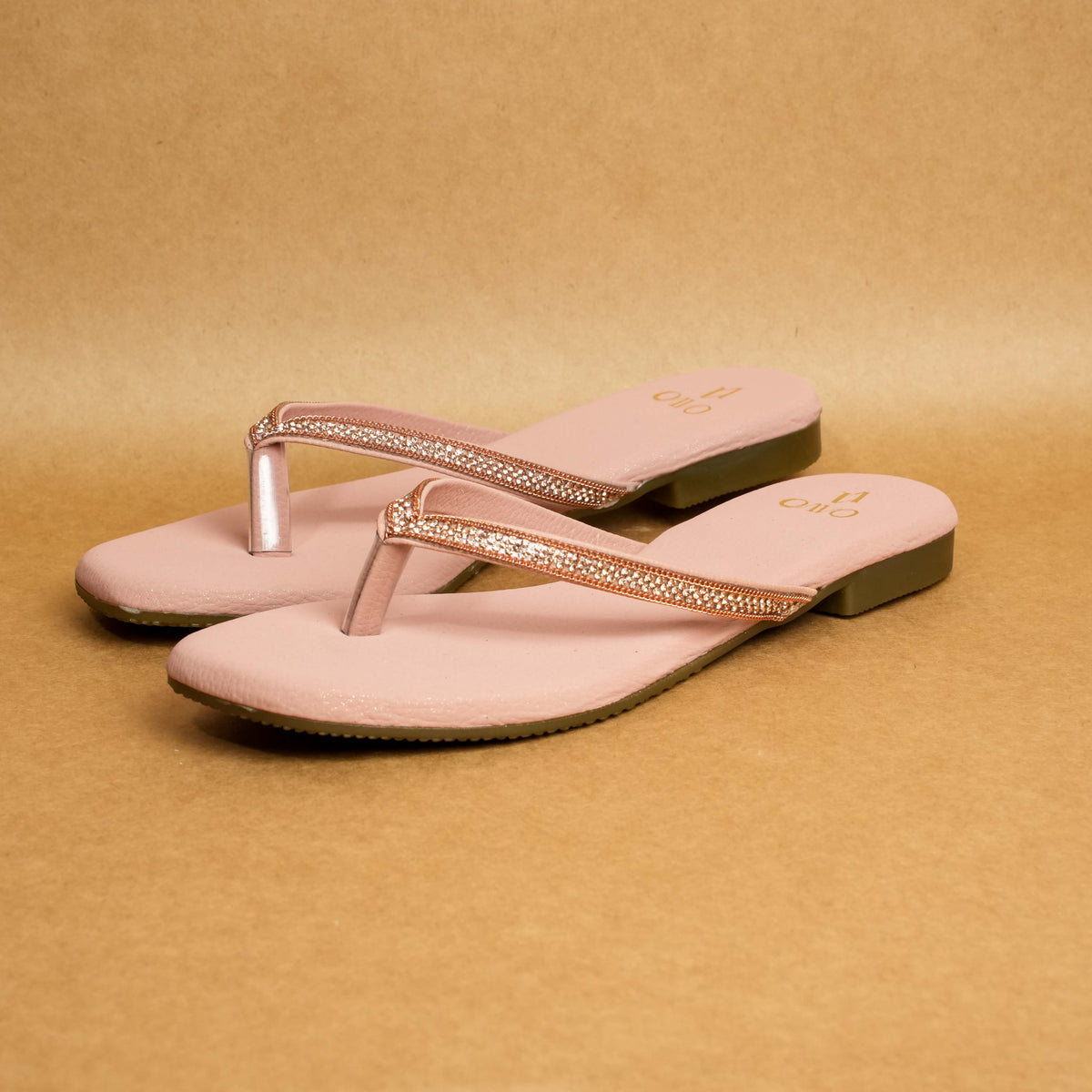 QAVO - The Roselle Embellished Rhinestone Sandals