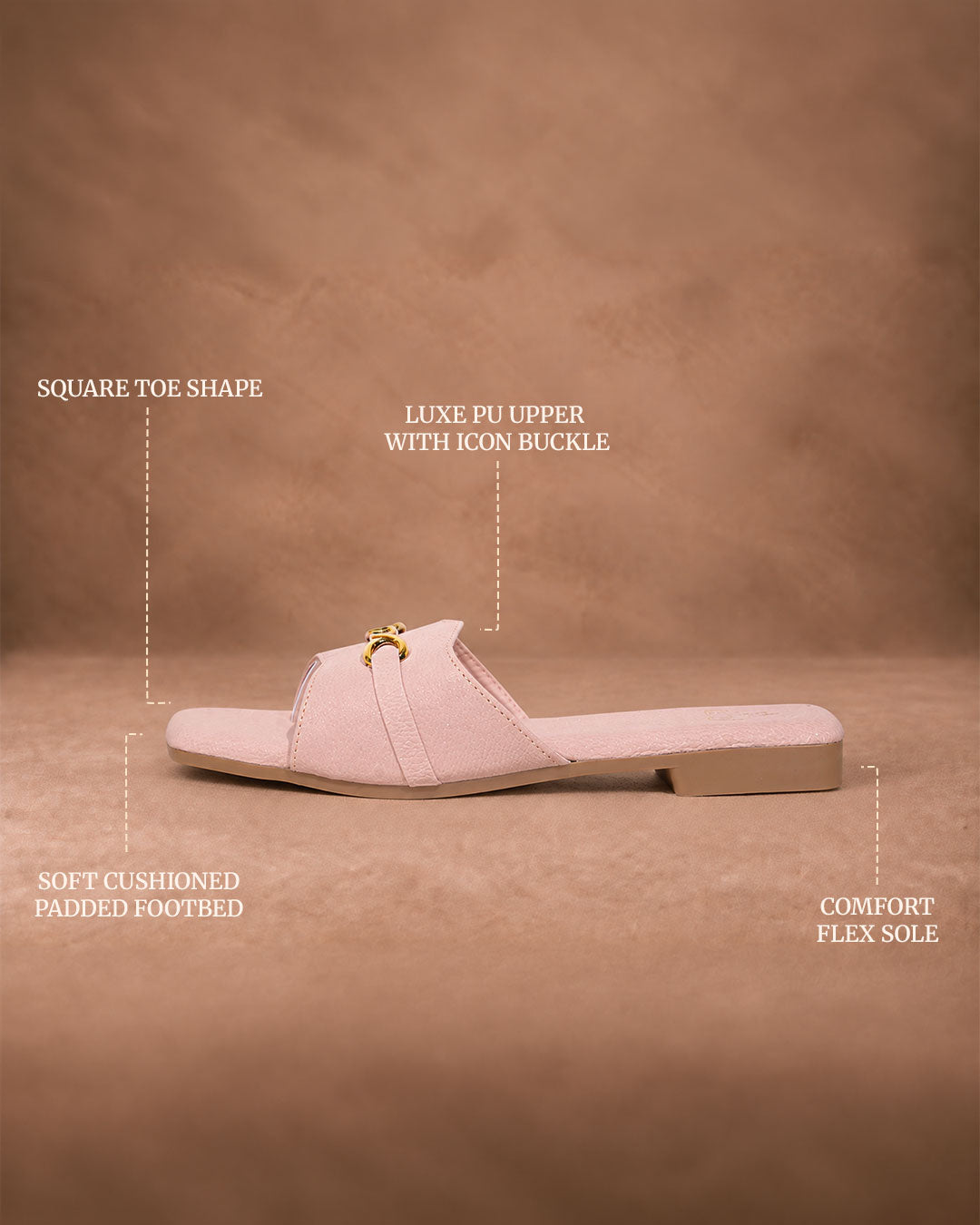 QAVO - The Celeste Gold-Knot Flats