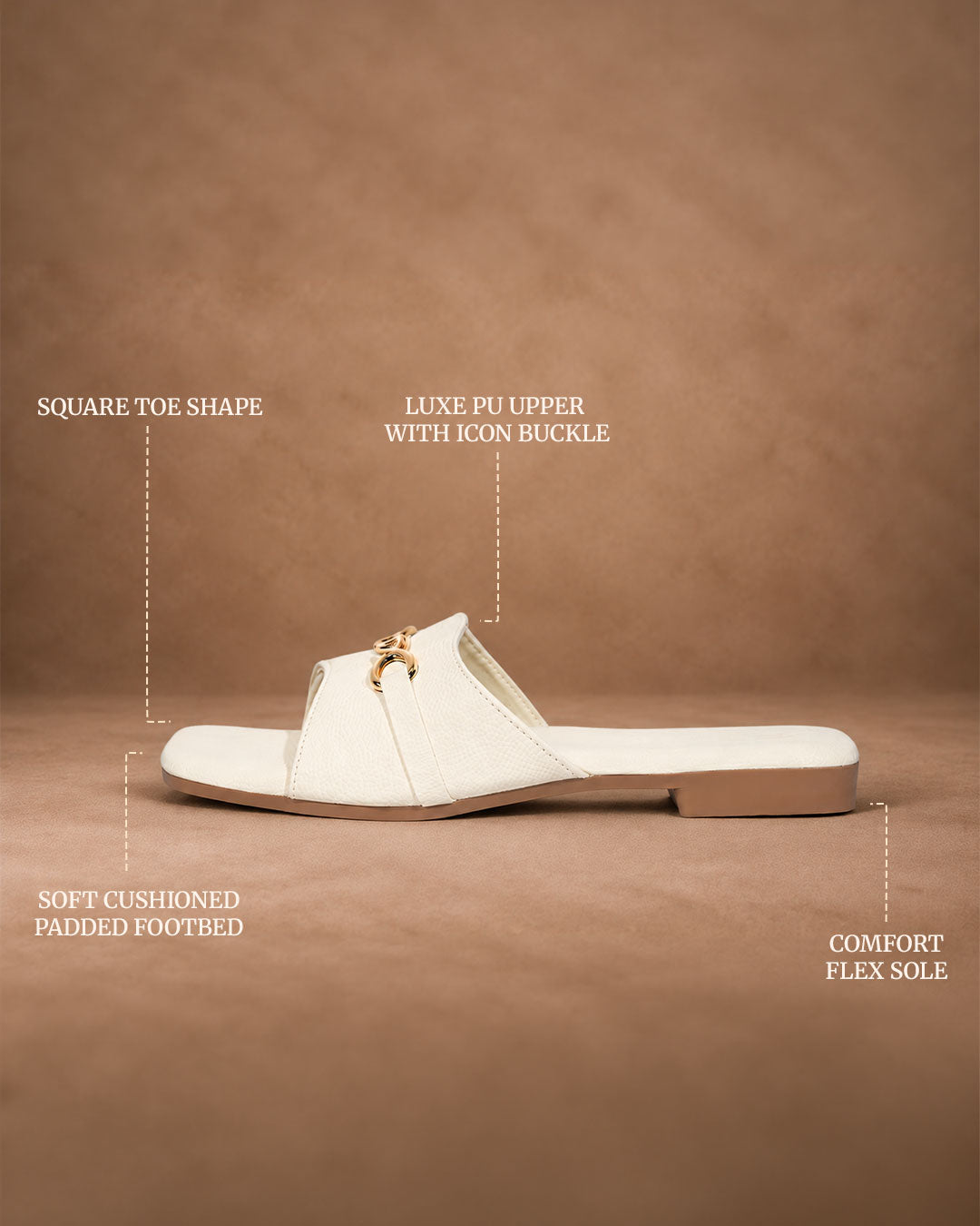 QAVO - The Celeste Gold-Knot Flats