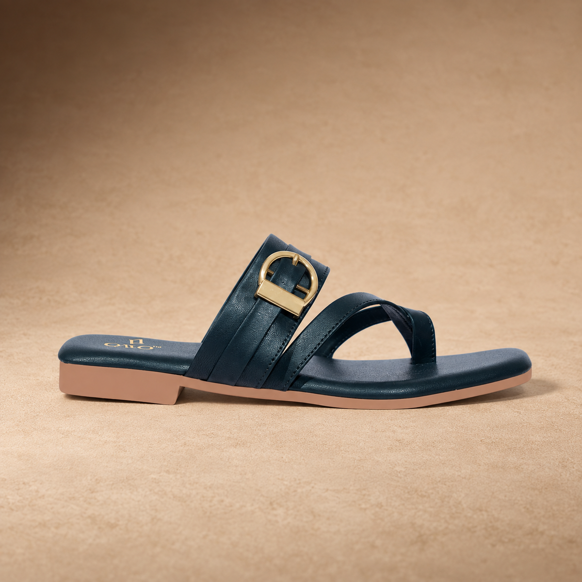 QAVO - The Aurelle Flats With Gold Buckle